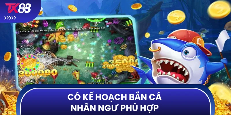 Có kế hoạch bắn cá nhân ngư phù hợp 